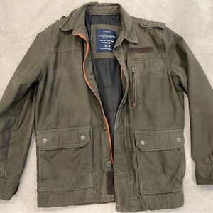 Insulated Canvas Military Jacket